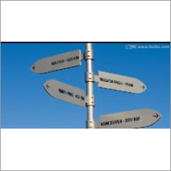 Street Sign Posts - Stainless Steel, Customisable Size | Weather-resistant, Smooth Finish, Aesthetic Design
