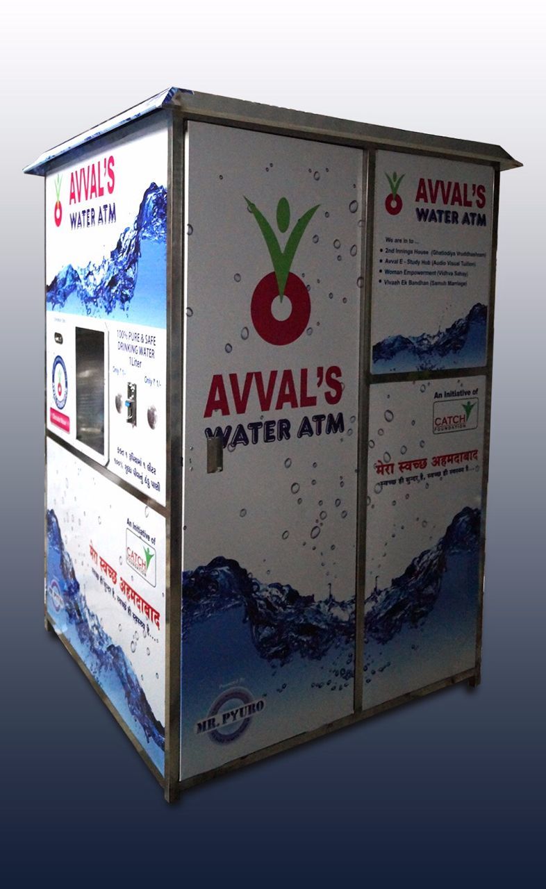 Coin Operated Water Atm - Stainless Steel, Customizable Dimensions | Inbuilt Ro System, Multi-stage Water Filtration, Scanner Based Coin Mechanism