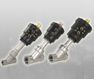 Angle Seat Valve - Cf3m (Ss 316l Cast) Material, Fast Acting Up To 1000 Cycles/hour, Black Silver Finish, Bi-directional Conversion Capability