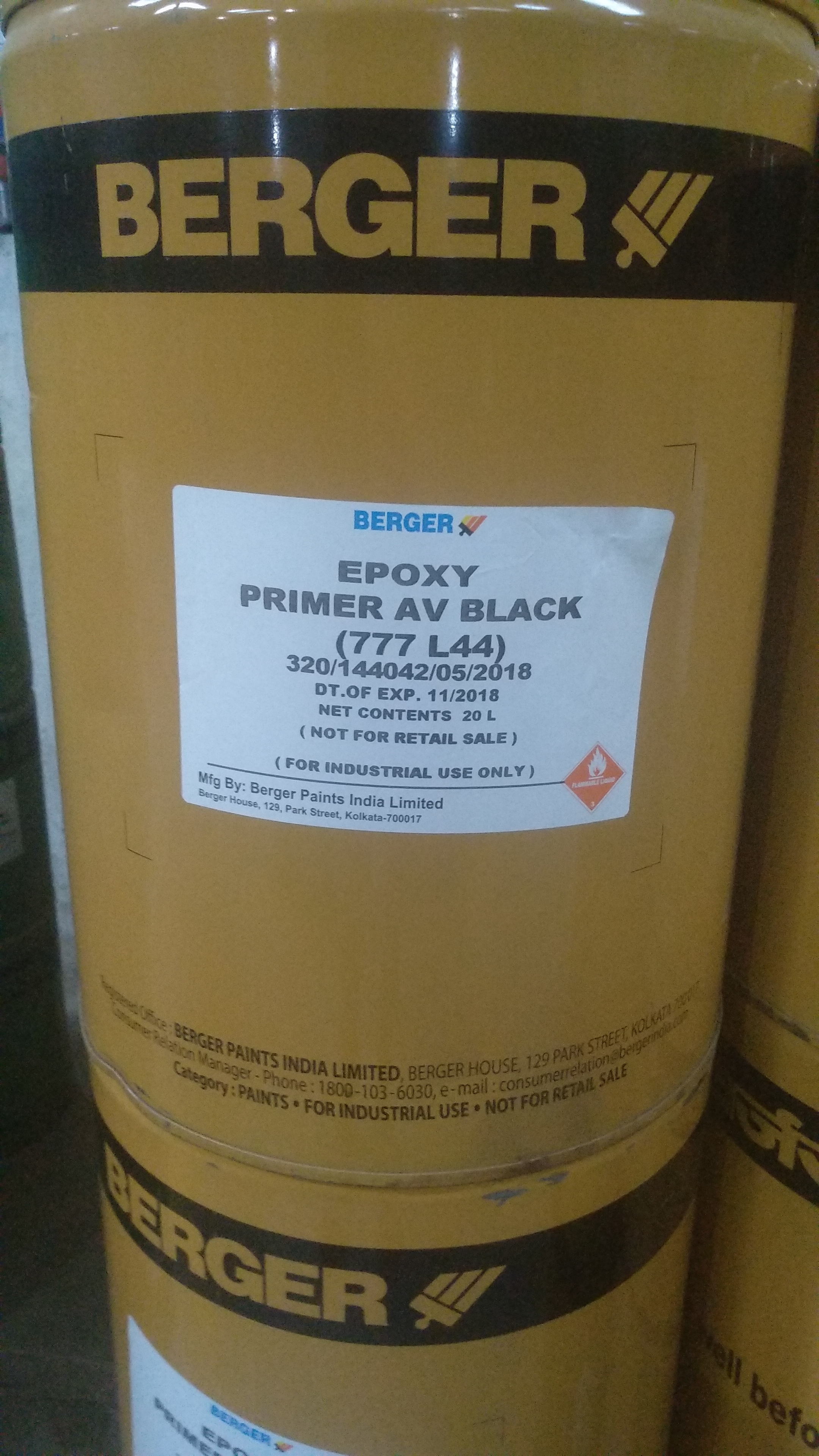 Epoxy Primer Application: Industrial