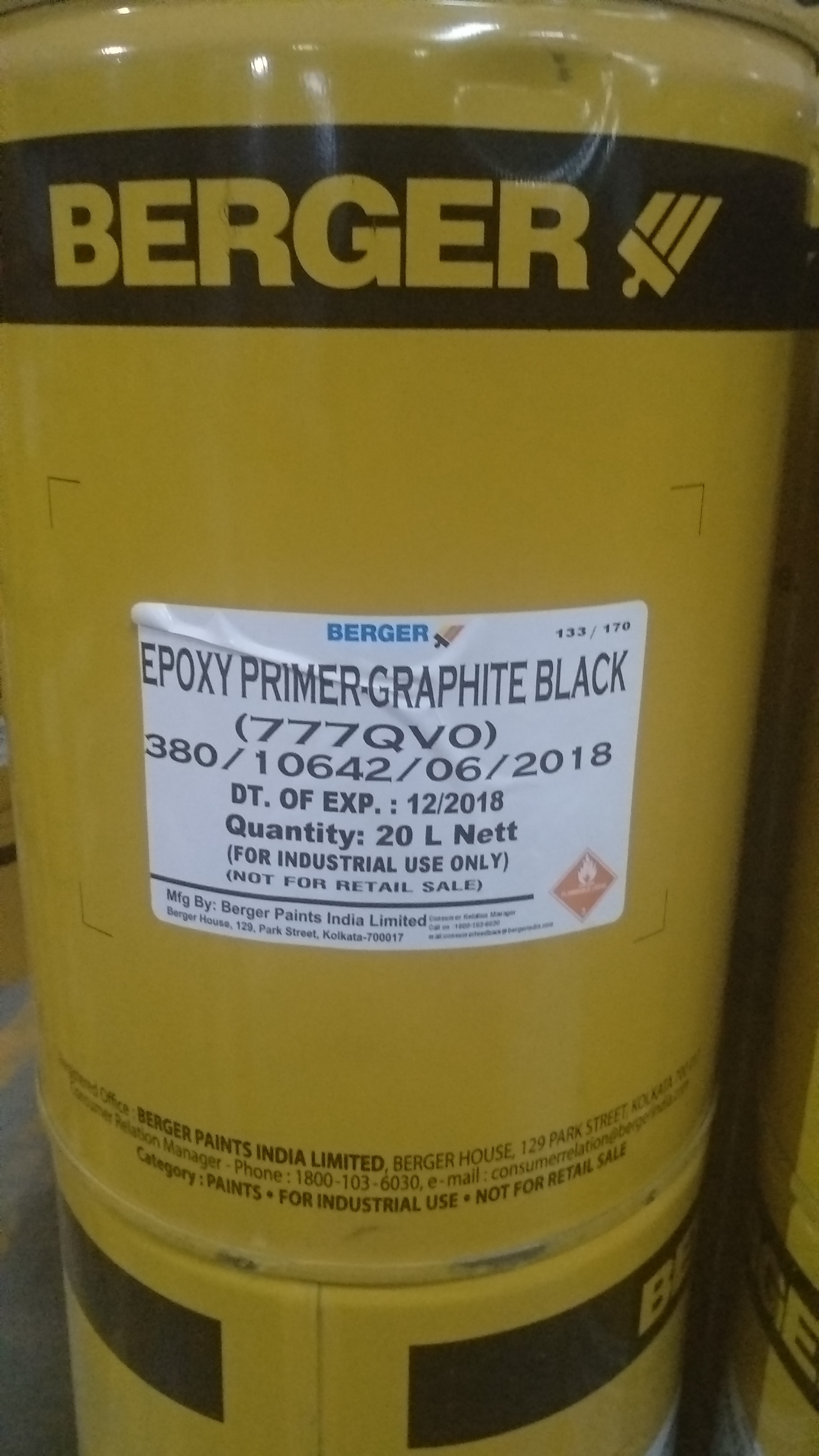 Epoxy Primer Application: Industrial