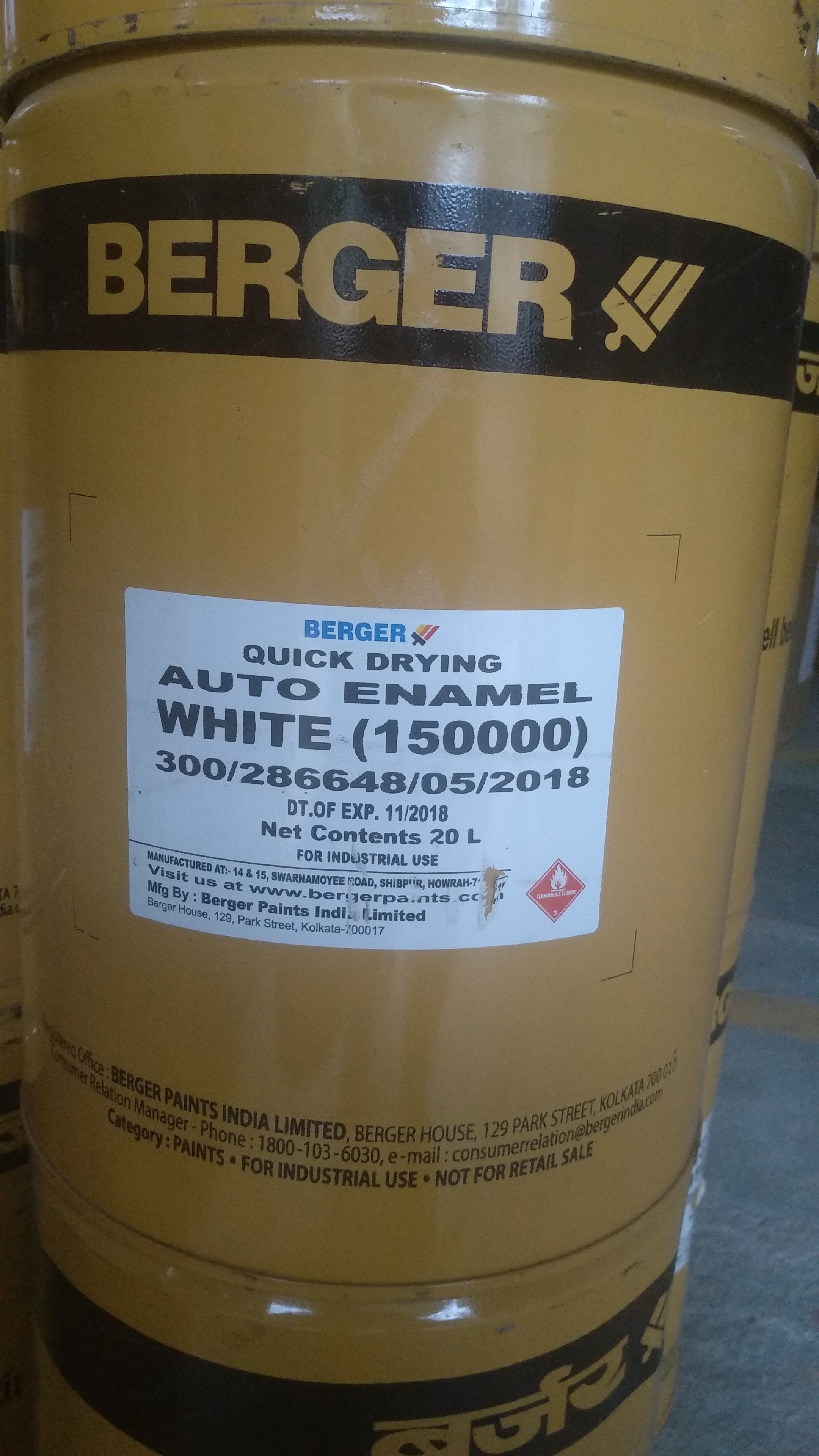 Quick Drying Paints Application: Industrial