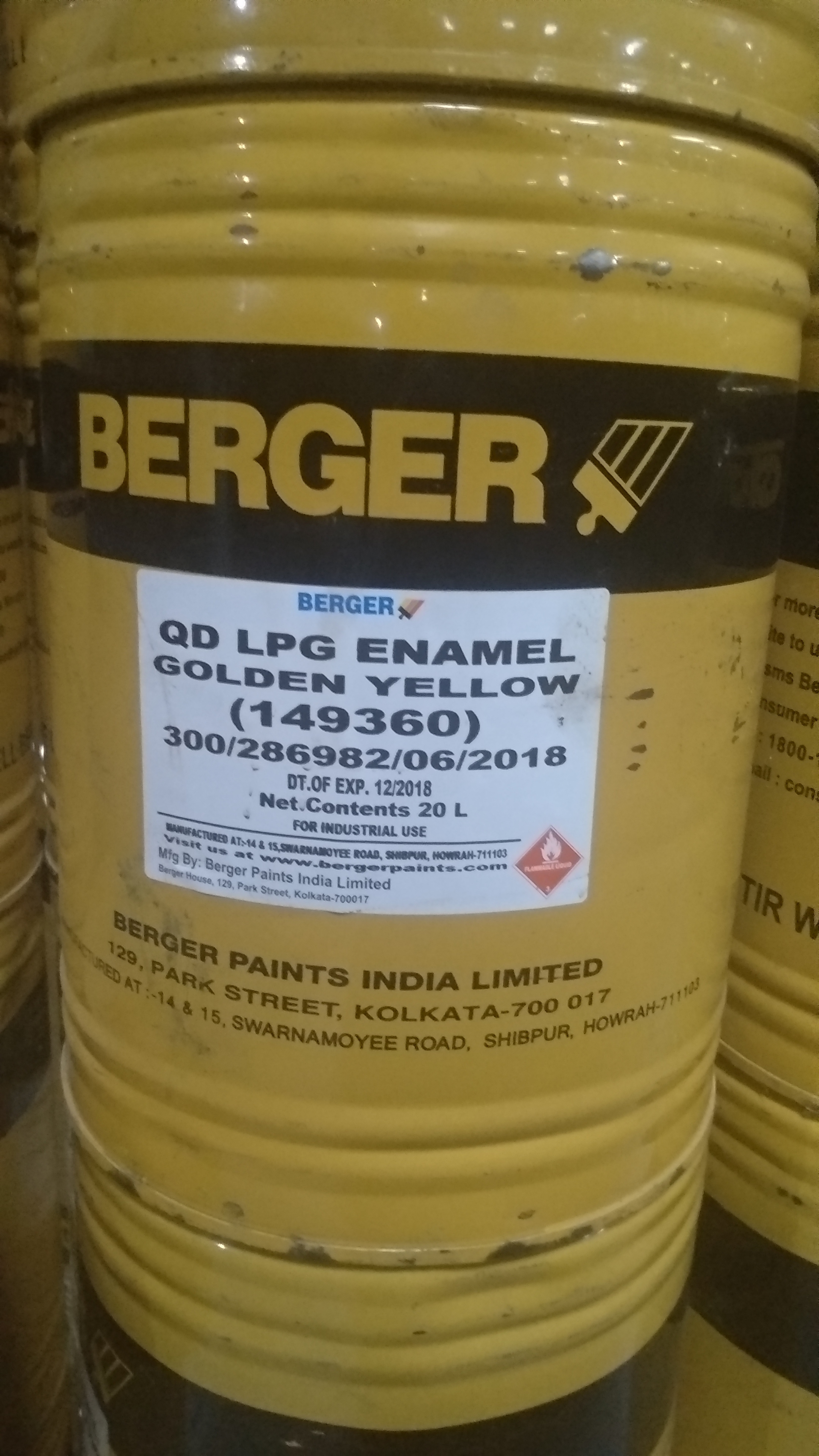 Quick Drying Paints Application: Industrial