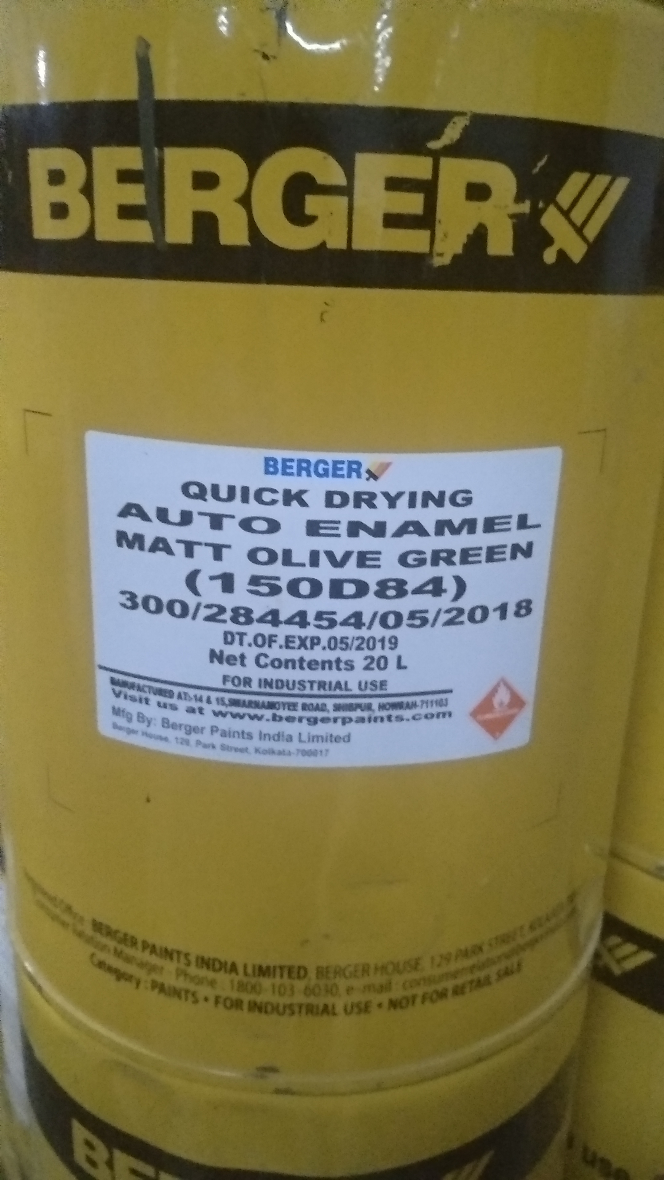 Quick Drying Paints Application: Industrial