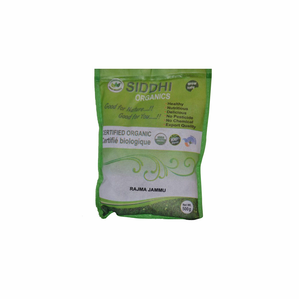 500 ग्राम सिद्धि ऑर्गेनिक्स राजमा जम्मू