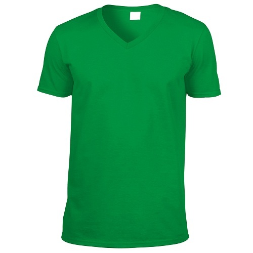 Customised T-shirts - Cotton, Size L, M, Xl, Xxl, Red Color, V-neck, Short Sleeves , 1 Year Warranty - Perfect For Casual Male Wear