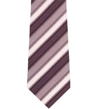 Promotional Polyester Printed Ties - Arrow Shaped, 142 Cm Length | Black Striped Design For All Seasons