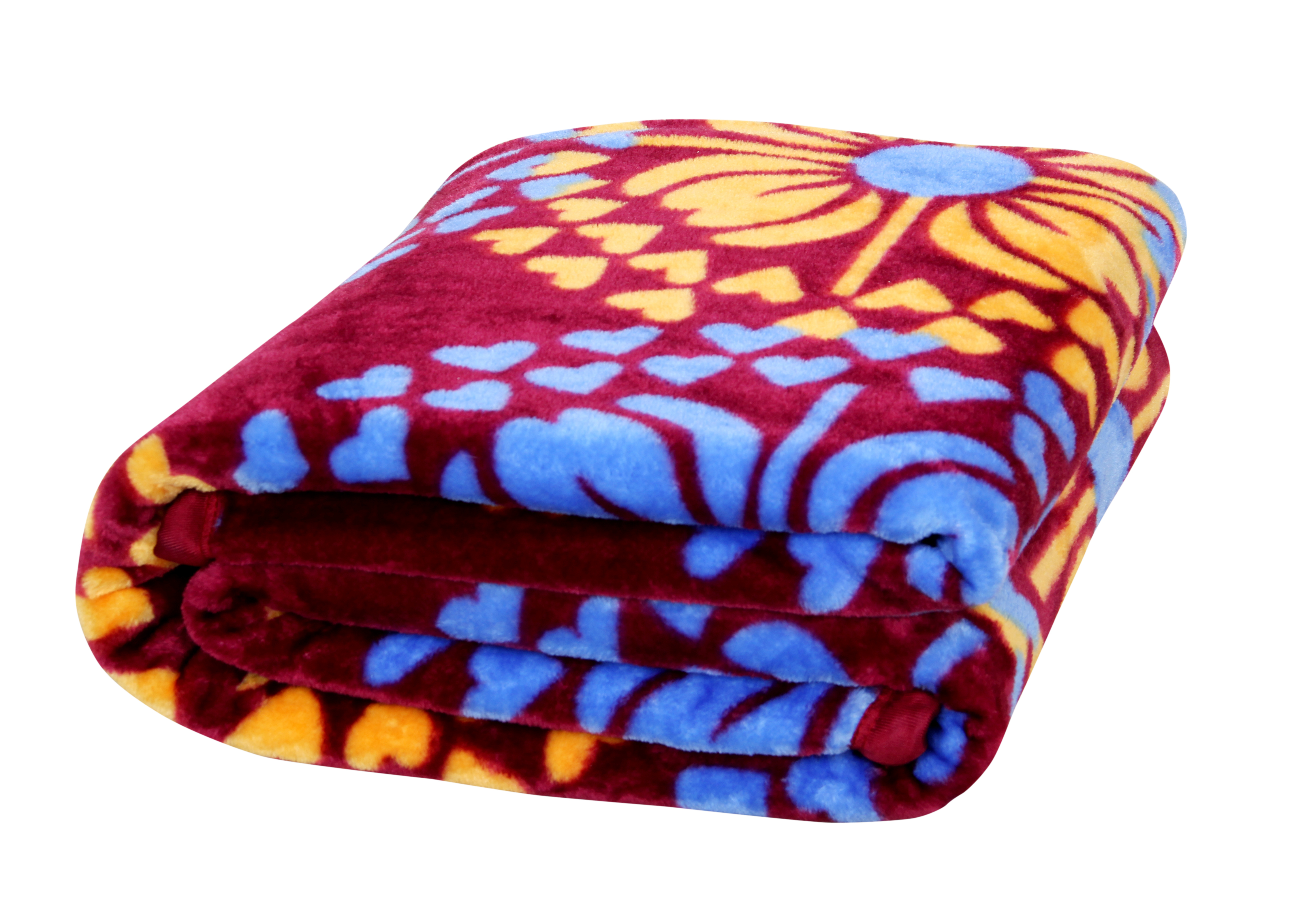 Mink Blanket - 100% Cotton, Queen Size | Multi-printed Design, Soft Touch For All Ages