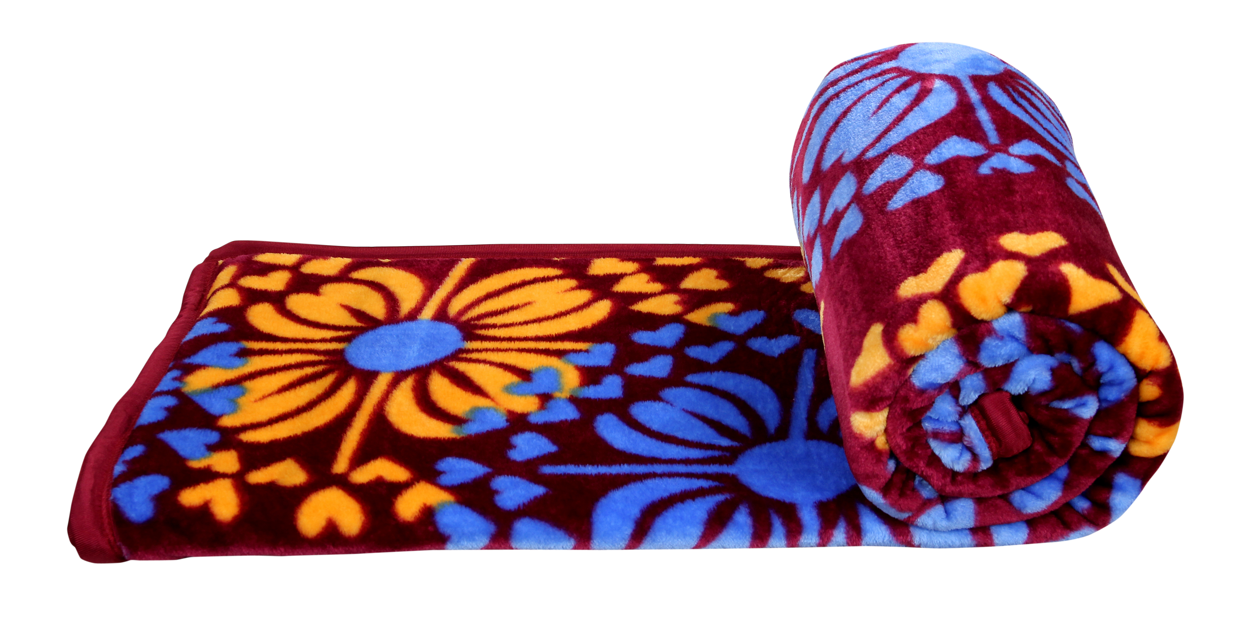 Mink Blanket - 100% Cotton, Queen Size | Multi-printed Design, Soft Touch For All Ages