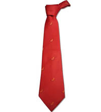All Over Logo Ties - Polyester, 142 Cm Long, Maroon Color | Printed Arrow Design For All Seasons