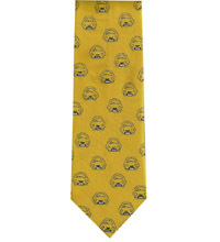 All Over Logo Ties - Polyester, 142 Cm Long, Maroon Color | Printed Arrow Design For All Seasons