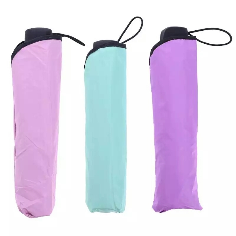 Color Changing Umbrella - Polyester, 24 Cm, All Colors | Foldable Design, 100% Uv Protection, Color Changes With Water Drops, Beautiful Aesthetic