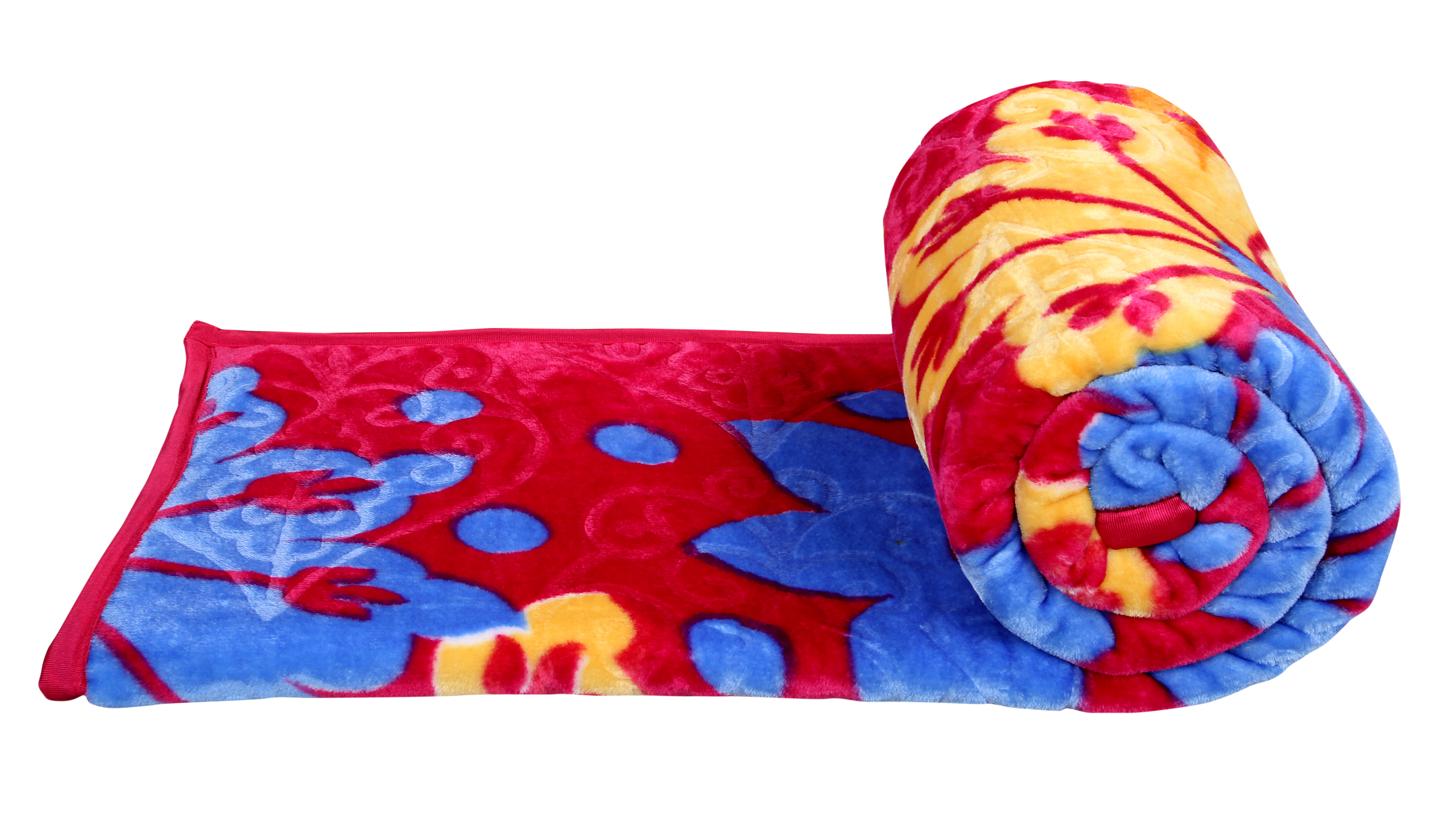 Mink Blanket - 100% Cotton, Full/queen/king Size, Red Color | Soft Touch, Warm Feel, Perfect For Adults And Children