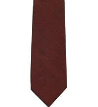 Silk Neck Tie - 140 Cm Length, Purple Color | Arrow Shape, Plain Design