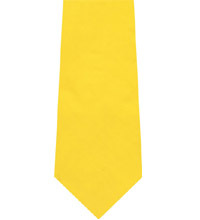 Silk Neck Tie - 140 Cm Length, Purple Color | Arrow Shape, Plain Design