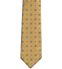 Orange Promotional Silk Woven Ties
