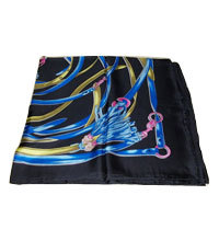 Silk Promotional Scarves - 170x50 Cm | Multicolor Printed Design For Summer Fashion