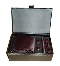 White Promotional Leatherette Look Boxes