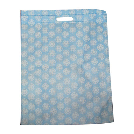 D Cut Printed Bags - Non-Woven Fabric, Various Sizes, Blue | Eco-Friendly, Elegant Design, Easy to Carry, Durable Finish