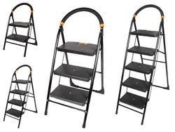 वाइड स्टेप्स हैवी फोल्डिंग लैडर