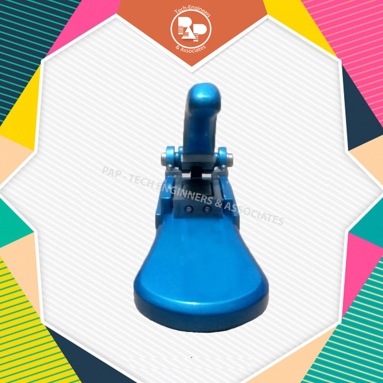 Triple Shear Sample Cutter - Plastic, 1.5x2.75 Inch Size, Blue Color | Manual Control, Industrial Usage