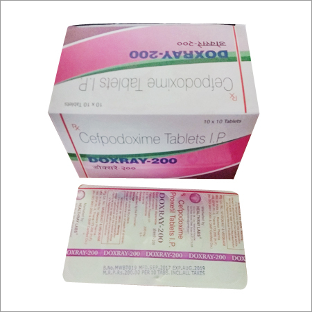 Cefpodoxime Tablets Organic Medicine