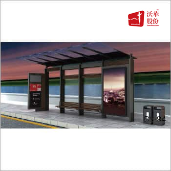 Metal Smart Bus Stop Shelter