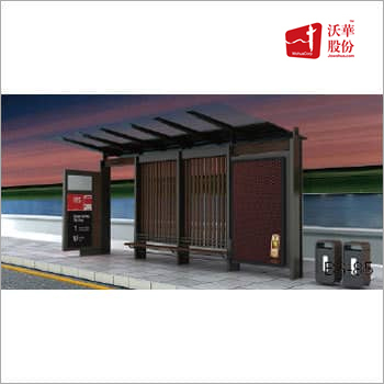 Metal Smart Bus Stop Shelter