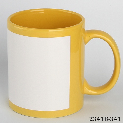 Red And White Patch Mugs