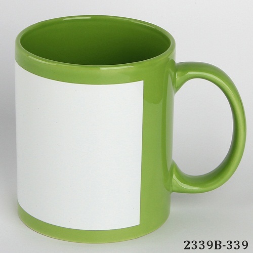 Red And White Patch Mugs