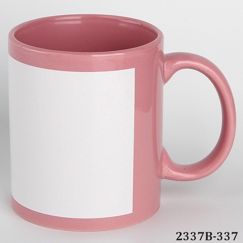 Red And White Patch Mugs
