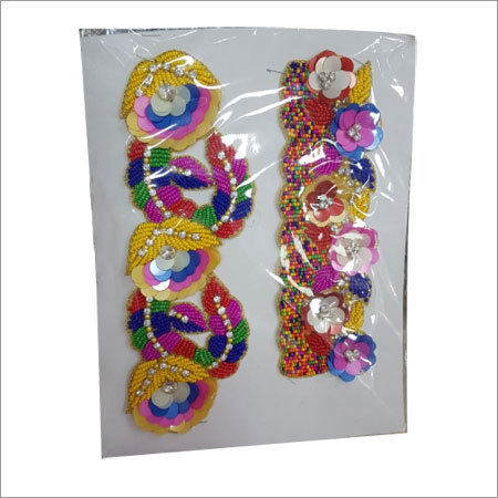 Sequence 3-D Lace - Nylon Material, One-Sided Design | Beaded Decoration Enhancements for Elegant Crafts