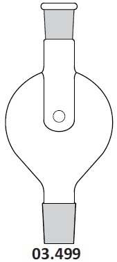 Glass 03.499 Trap For Rotary Evaporator, Anti Climb