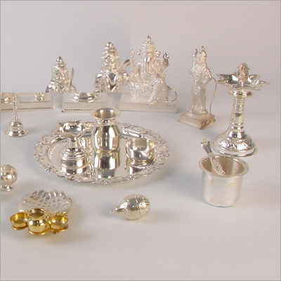 चांदी के पूजा सामान