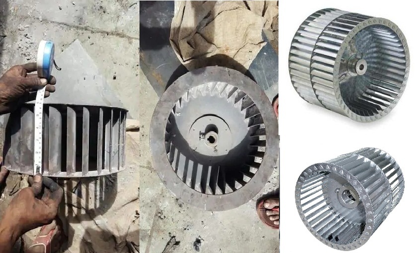 Didw Centrifugal Fan - 455 Mm X 455 Mm | High Efficiency, Low Noise Operation, Durable Design