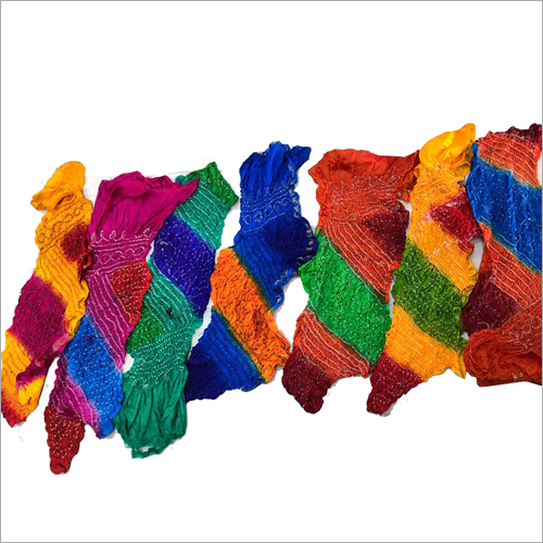 रेशमी बांधेज दुपट्टा