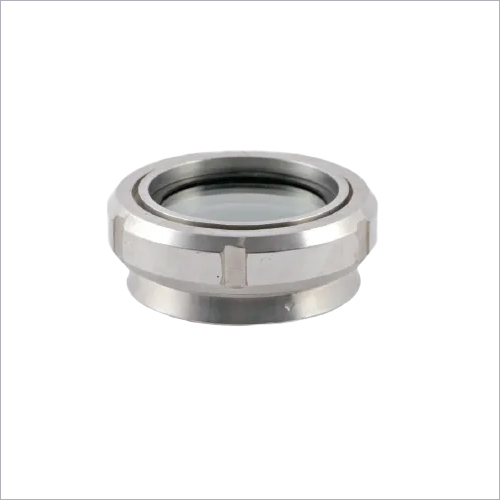 Silver Chrome Sight Glass Union Type