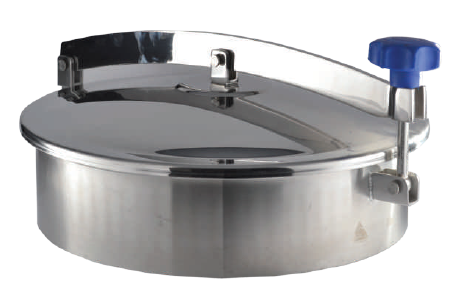 क्रोम सिल्वर मैनहोल कवर