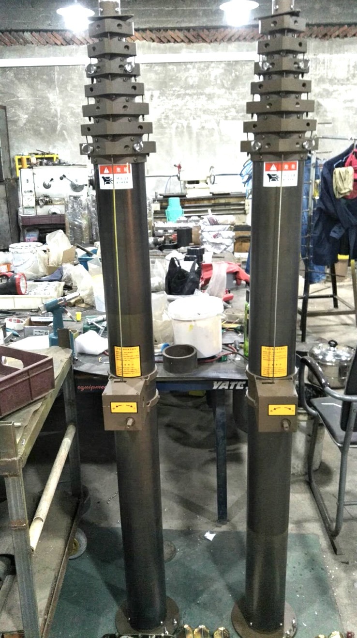 6m Pneumatic Telescopic Lighting Mast