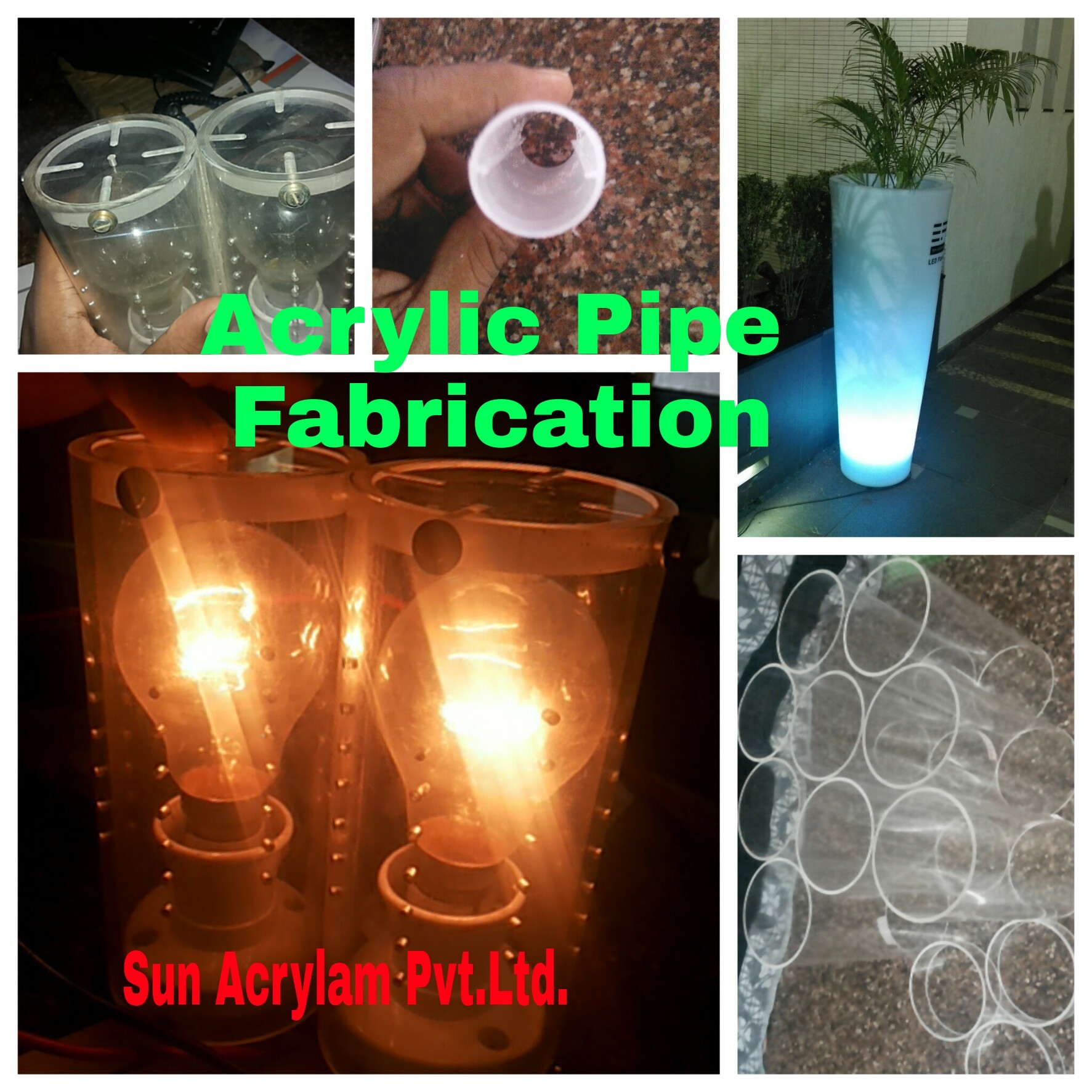 Transparent Acrylic Pipe Grade: Vargin