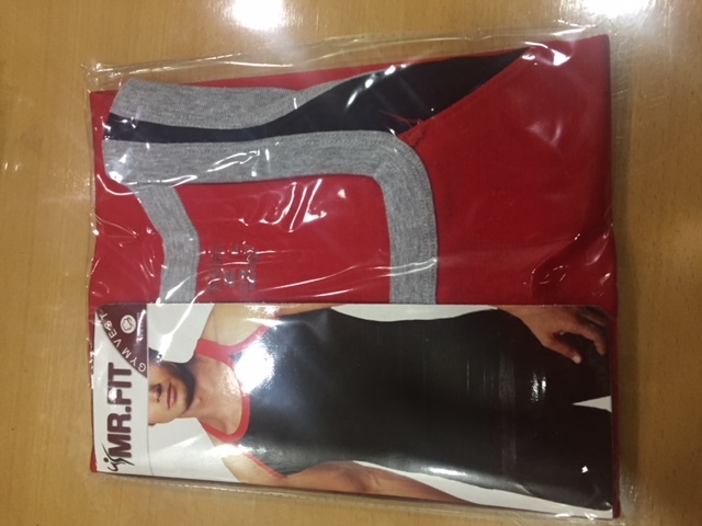 Mens Cotton Vest With Sleeves Size: Small