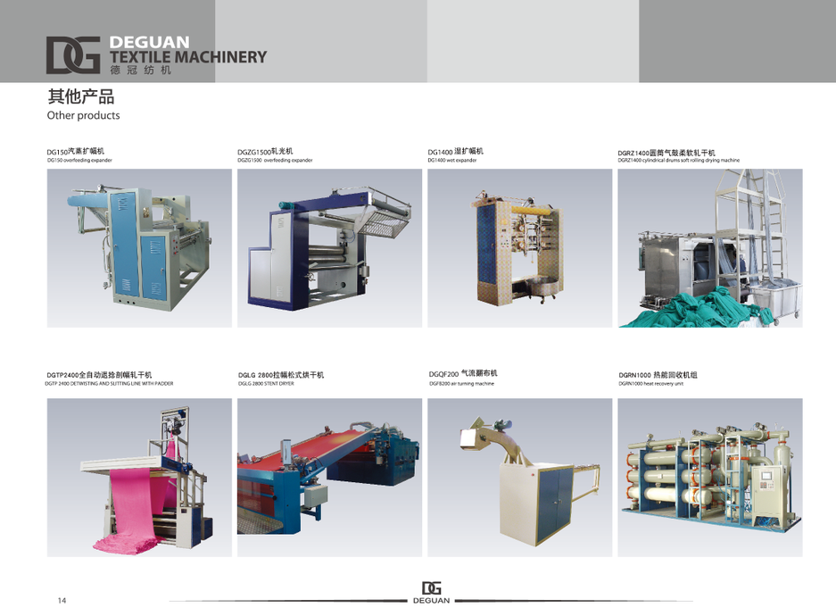 Stenter Heat Setting Machine Applicable Material: Woven.knitting .Wool