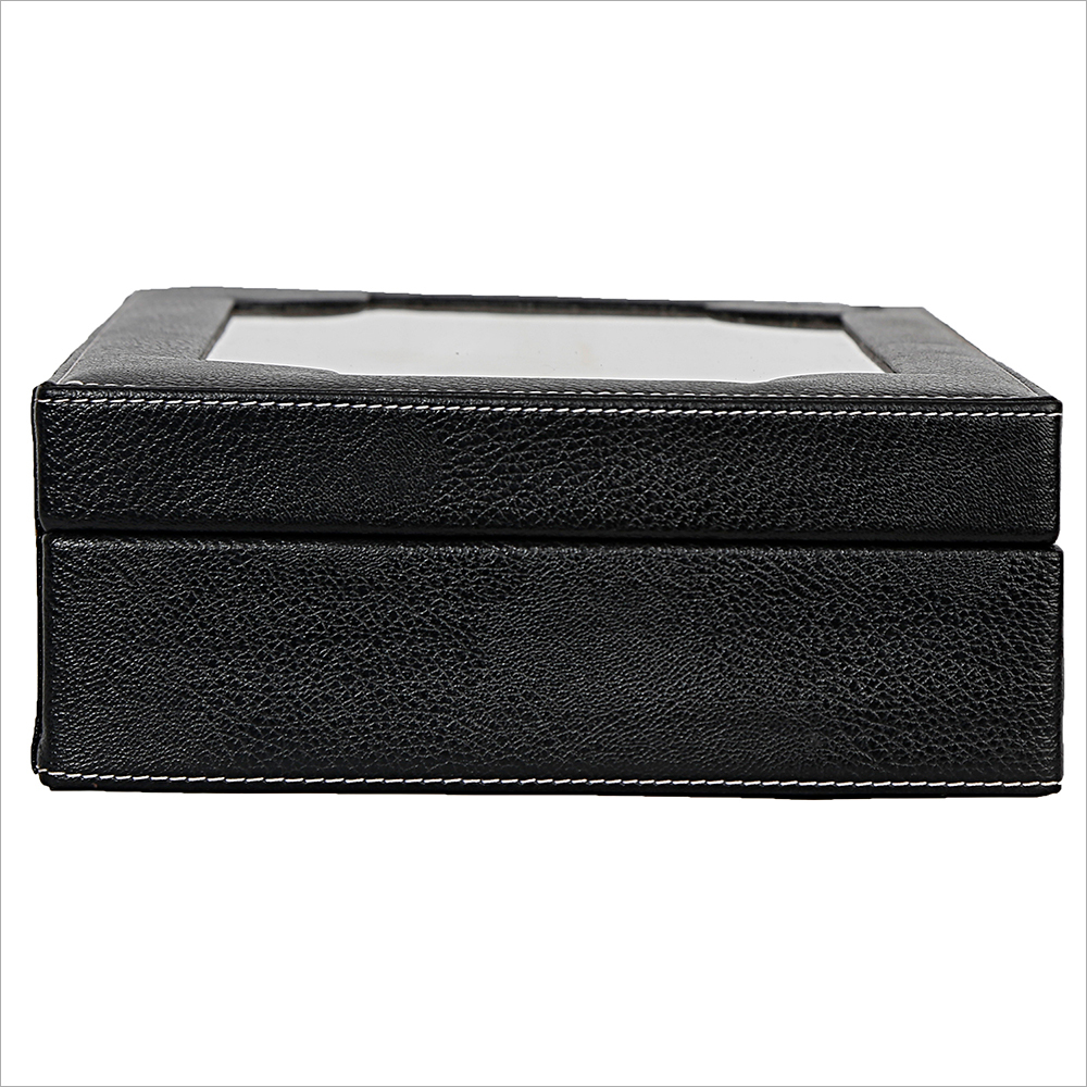 Cases Hard Craft Black Watch Box For 10 Watches