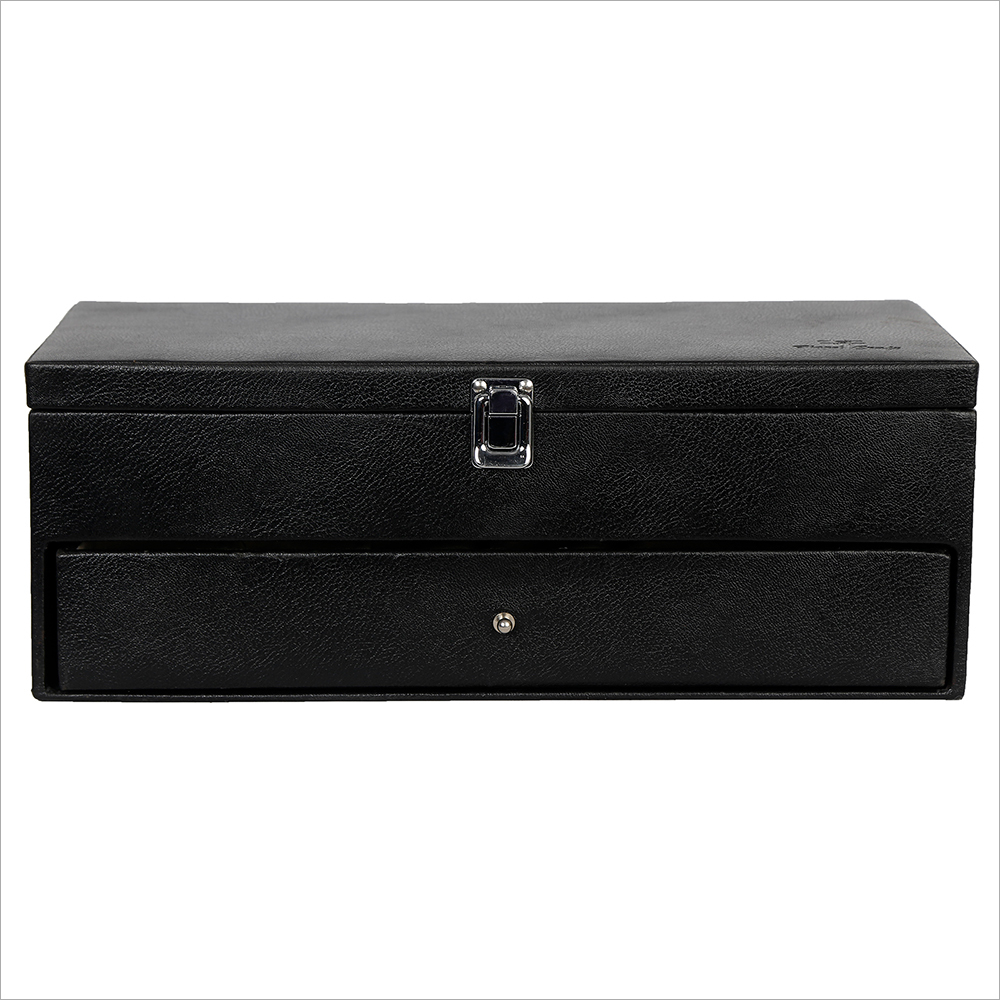 Cases Hard Craft Brown Watch Boxes For 24 Watches