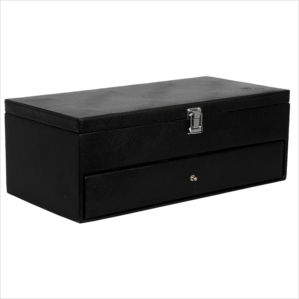 Cases Hard Craft Brown Watch Boxes For 24 Watches