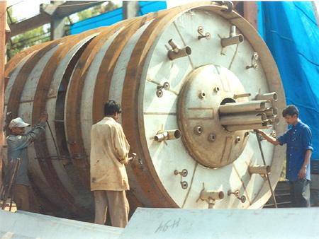 खाद्य तेल P के लिए स्टेनलेस स्टील वेसल (डिओडाइजर)