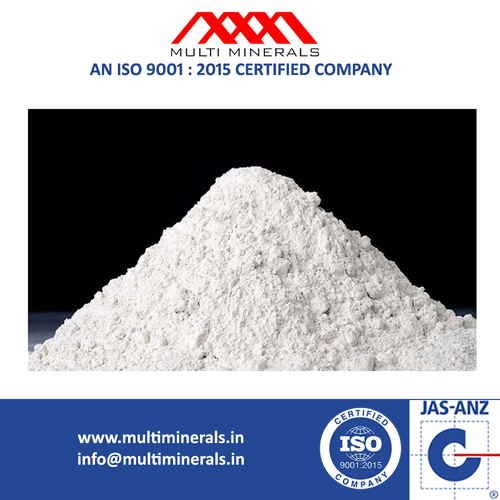 Rubber Grade Kaolin Powder - Megafil-501 500 Mesh, White Platy Powder | Iso 9001:2018 Certified, Ideal For Rubber Manufacturing Applications