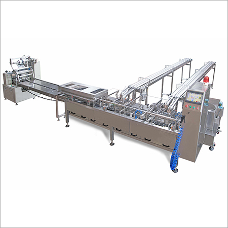 Double Lane Sandwiching Machine With Flow Wrapping Capacity: 60-1000 Kg/Hr
