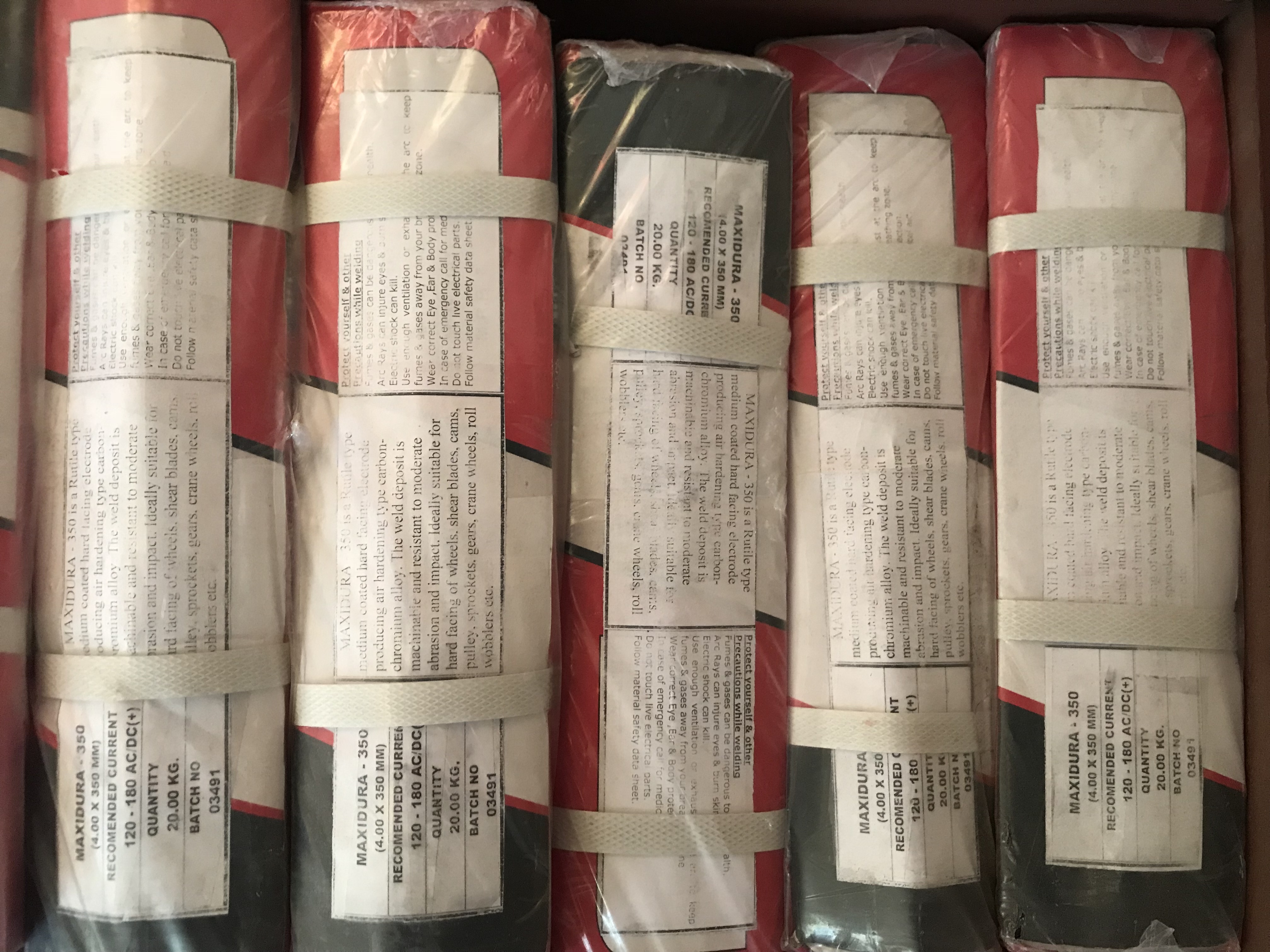 Hardfacing Welding Electrode (Maxidura Hf-350) Diameter: 4 Millimeter (Mm)