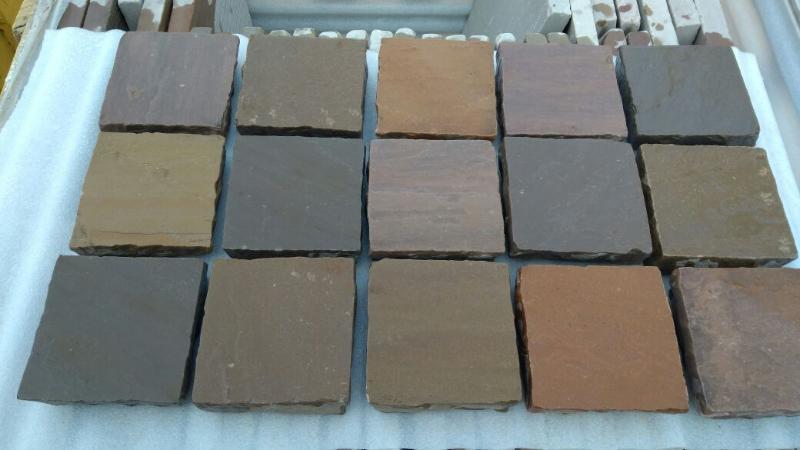 Raj Blend Cobble Slabs